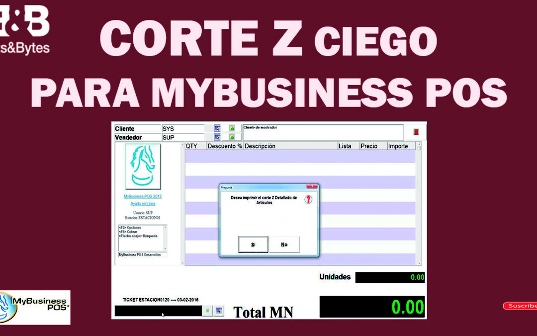 Corte Z ciego para MyBusiness POS