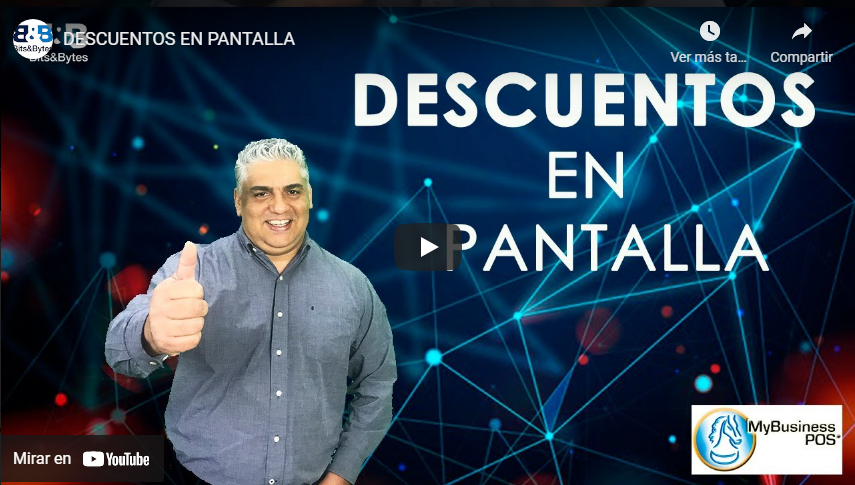 DESCUENTOS EN PANTALLA